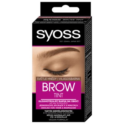 SYOSS boja za obrve svetlo braon