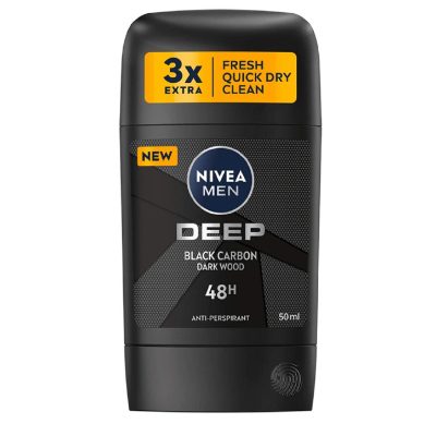 DEO STIK MEN DEEP BLACK CARBON NIVEA 50ML