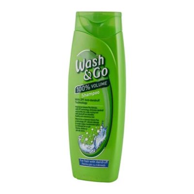 WASH&GO SAMPON 400ml 100% VOLUMEN