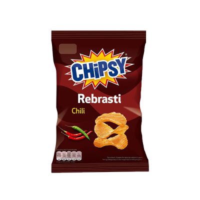 ČIPS REBRASTI CHILI CHIPSY 60G