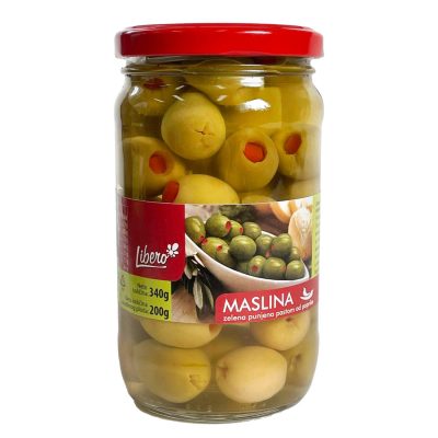 MASLINE ZELENE SA PAPRIKOM LIBERO 360G
