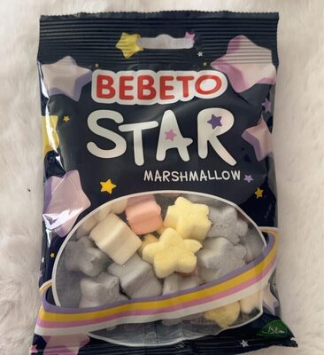 Bombone BEBETO marshmallow star 30g 12