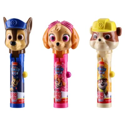 Pop Ups, lizalica sa držačem, Paw Patrol, miks, 10g