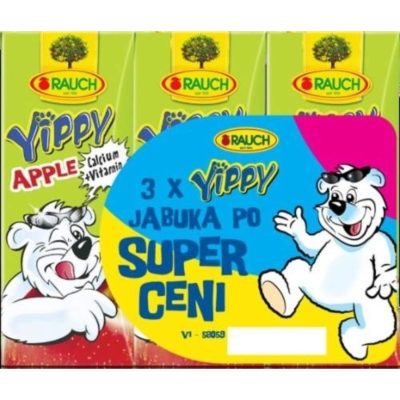 NAPITAK YIPPY JABUKA 3X0,2L RAUCH