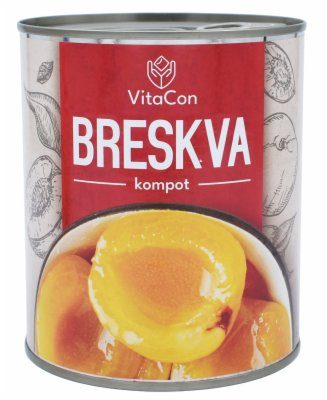 KOMPOT BRESKVA POLOVINE VITACON 820G
