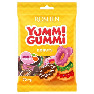 GUMENE BOMBONE YUMMI GUMMI DONUTS 70G