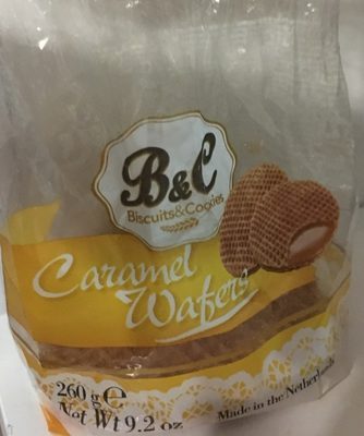 VAFL CARAMEL WAFERS 260G HAMLET