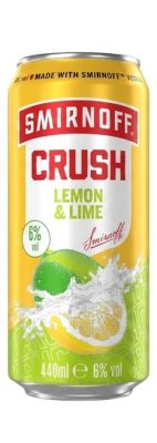 Smirnoff vodka mix Crush Lem&Lime 440ml