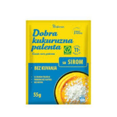PALENTA INSTANT KUKURUZNA SA SIROM DOBRA 55G