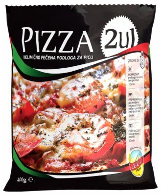 SMRZNUTA PODLOGA ZA PIZZU ILLI 2U1 400G