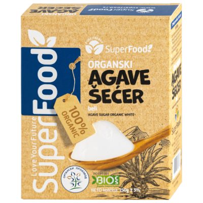 ŠEĆER ORGANSKI BELI OD AGAVE SUPERFOOD 150G
