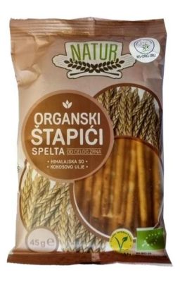 NATUR SPELTA ŠTAPIĆI 45G