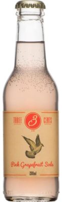 Soda Three Cents Pink Grapefr 0,2 l