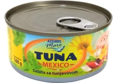 Tuna Salata Mexico 160 g Azzurro Mare