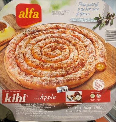 SMRZNUTA KIHI PITA SA JABUKAMA ALFA FOODS 800G
