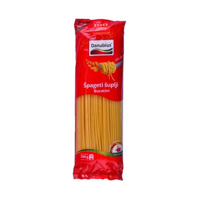 TESTENINA ŠPAGETE ŠUPLJE DANUBIUS 500G