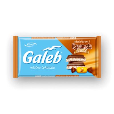 ČOKOLADA MLEČNA LEŠNIK KARAMELA PIONIR 100G