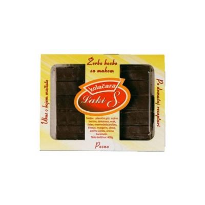 KOLAČI ŽERBO KOCKE SA MAKOM LAKI S 400G