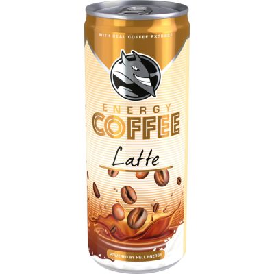 HELL ENERGY ICE COFFEE LATTE 0.25L