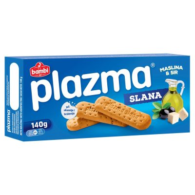 Keks Plazma Slana Masline i Sir 140 g