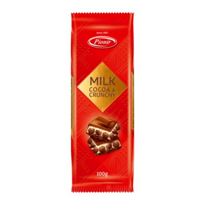 Cokolada crunchy mleko 0100 Pionir 36
