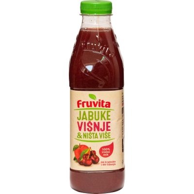 Voćni Sok Fruvita Jabuke,višnje&Ništa Više 0,8 l