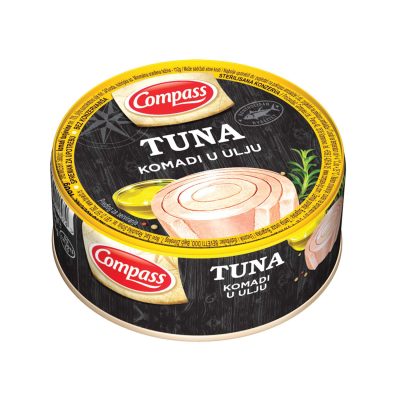 TUNA KOMADI U ULJU COMPASS 160G