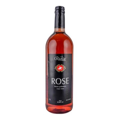Vino ruzicasto Rose Rubin 1l
