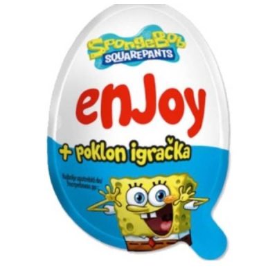 ČOKOLADNO JAJE SPONGE BOB NELLY 20G