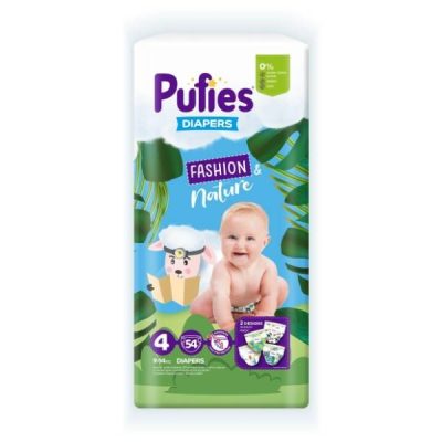 PELENE PUFIES MAXI PACK 4 9-14KG 54/1