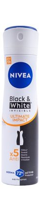 NIVEA DEO SPRAY 150ml BL&WHITE ULTIM.