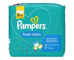 *Vlazne maramice 6x52/1 PAMPERS FRESH 2