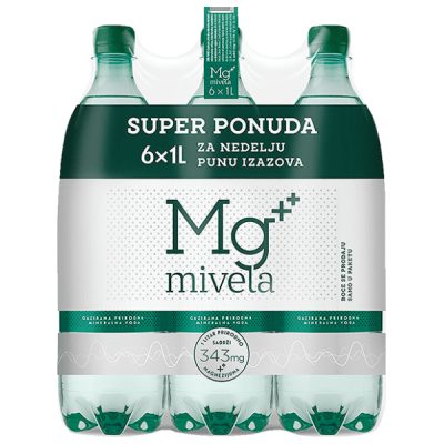 VODA GAZIRANA MG MIVELA 6X1L PAKET
