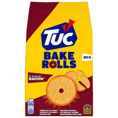 HLEB BAKE ROLLS BACON TUC 80G