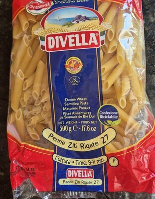 TESTENINA PENNE RIGATE DIVELA 500G