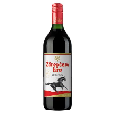 VINO CRVENO ŽDREPČEVA KRV ČOKA 1L NB