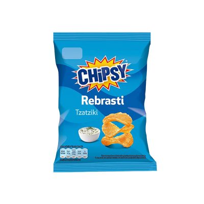 ČIPS REBRASTI TZATZIKI CHIPSY 60G