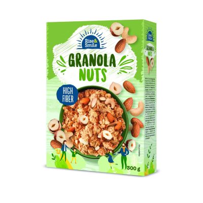 Granola Nuts 300 g Rise&Smile