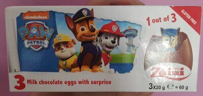 ZAINI COKO JAJE TRIPACK PAW PATROL LOL 60GR 24/1