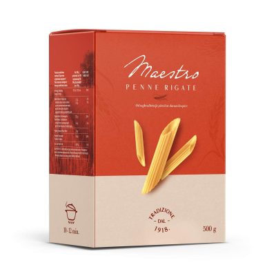 TESTENINA PENNE RIGATE MAESTRO 500G