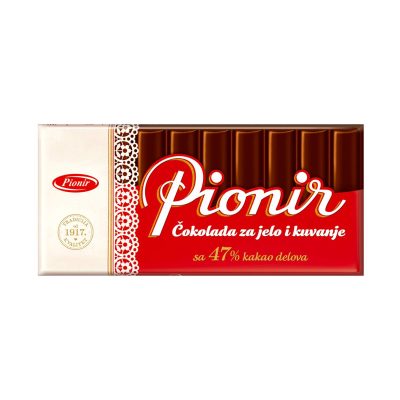ČOKOLADA ZA JELO I KUVANJE PIONIR 200G