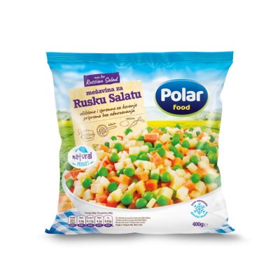 SMRZNUTO POVRĆE RUSKA SALATA POLAR FOOD 400G
