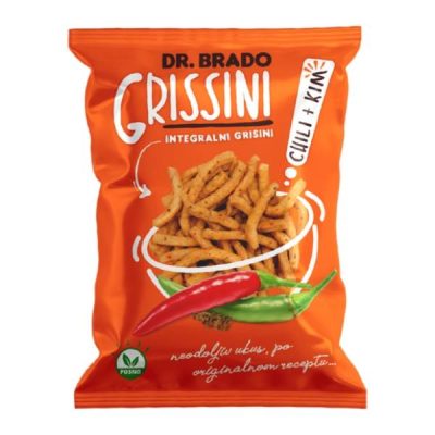 GRISINE INTEGRALNE CHILI I KIM DR.BRADO 70G