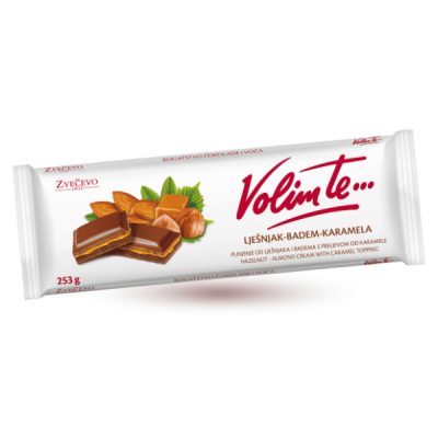 Čokolada Volim Te Leš.Bad.Karam.Sa Bilj.Masti 253 g