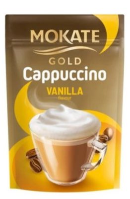 INSTANT KAFA CAPPUCCINO VANILA GOLD 100G MOKATE