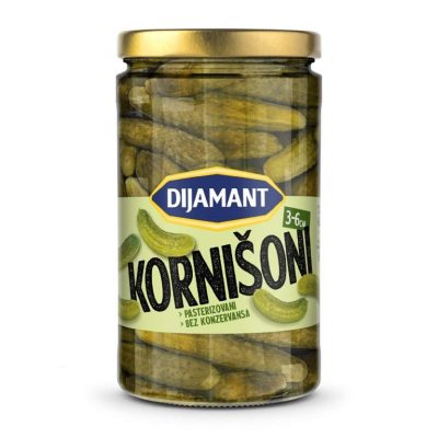 KORNIŠONI 3-6CM DIJAMANT 670G