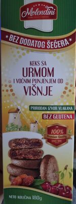 Molendini KEKS VOĆ.PUNJ.URMA.VIŠNJA 180g