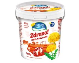 Kisela Pavlaka Zdravo 20% mm 700 g