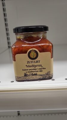 PARADAJZ SUŠENI I PAPRIKA MEDITERAN ŽUTI LIST 290G