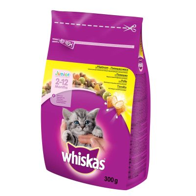 HRANA ZA MAČKE BRIKETI PILETINA WHISKAS 300G